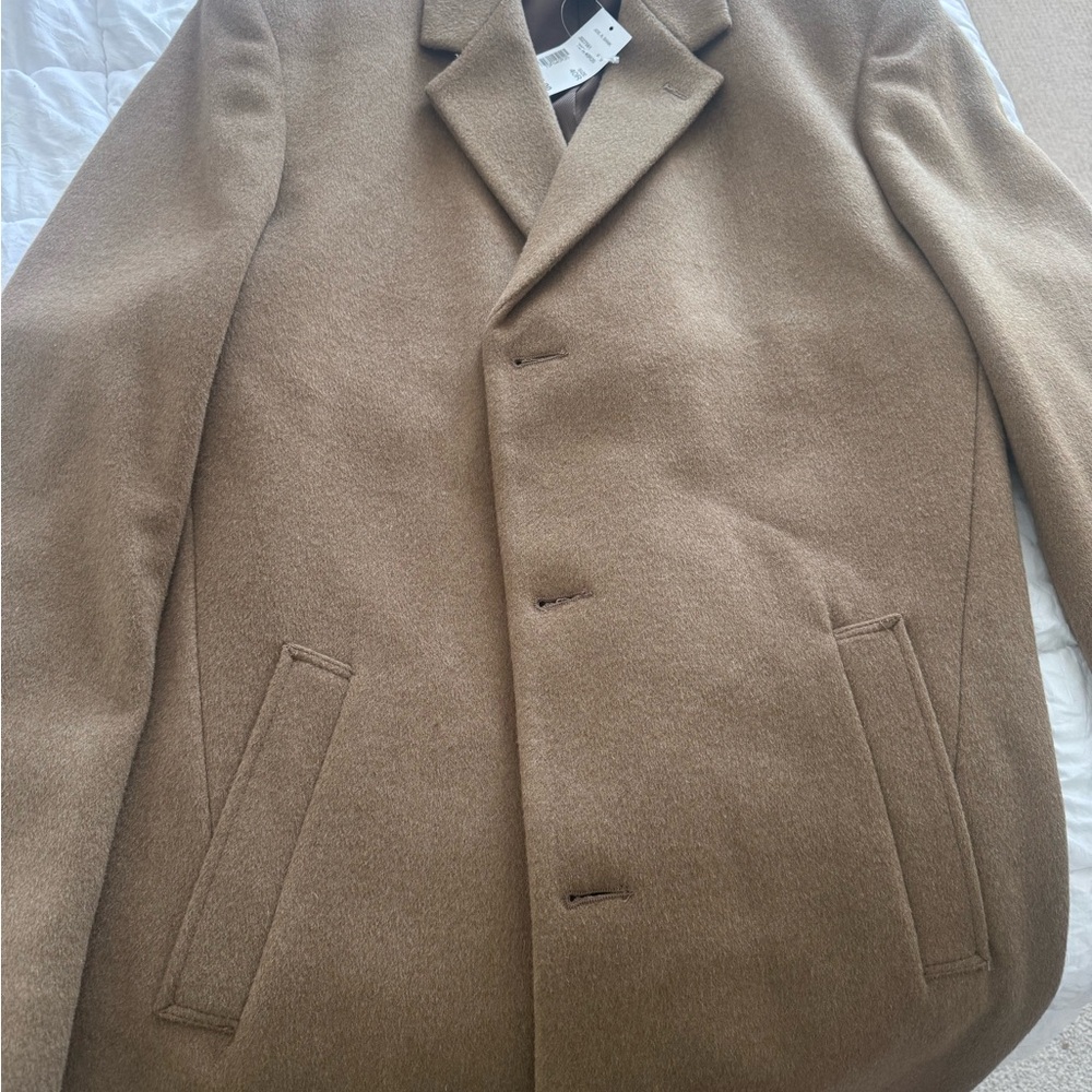 Jos. A. Bank Camel Wool Pea Coat